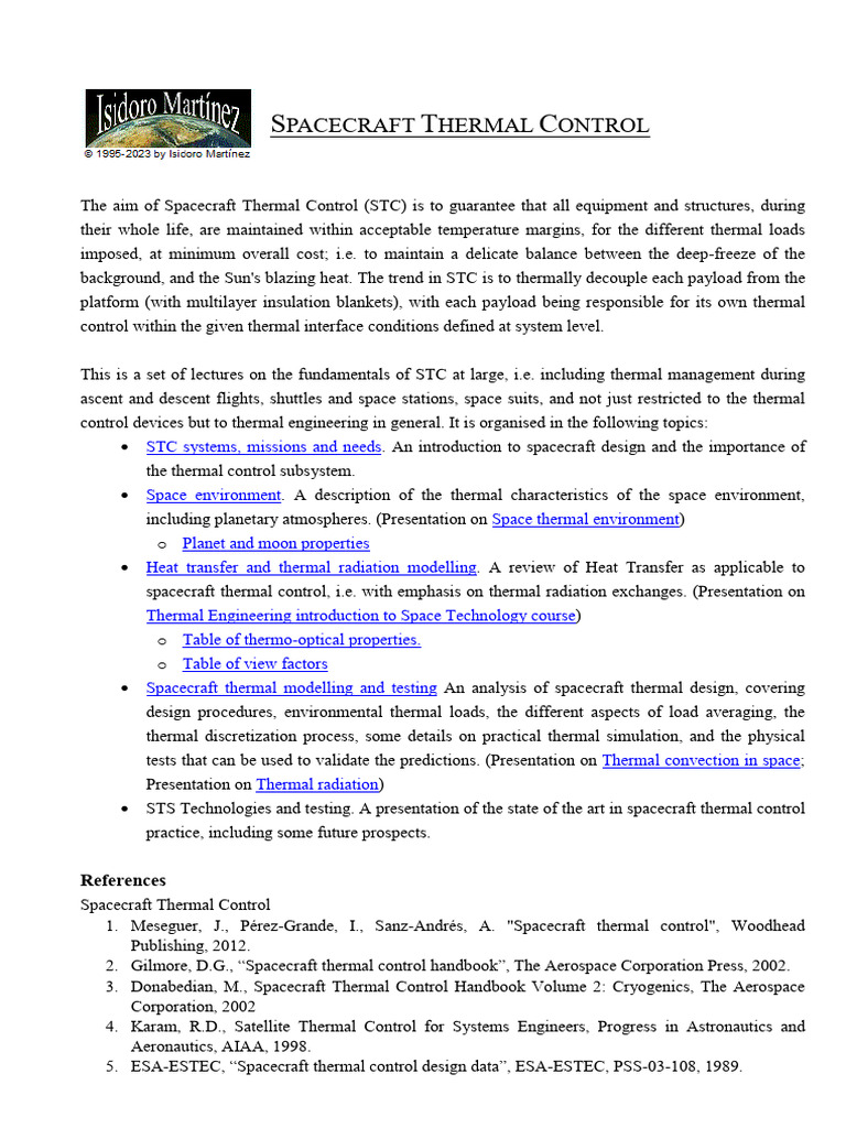 SATELLITE THERMAL CONTROL HANDBOOK PDF visual data 5