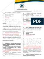 Processo Seletivo Ciclo 2023 - Prova Gabarito