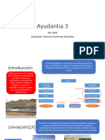 Ayudantia 3 MyM Hidrometalurgia