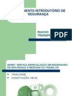 Treinamento Introdutório de Segurança