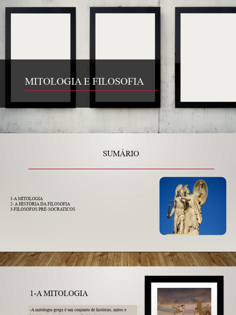 Mitologia e História da Filosofia | PDF | Mitologia grega | Filosofia ...