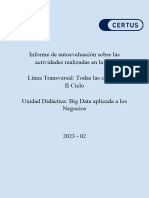 Informe de Autoevaluación de Todas Las Actividades - Big Data