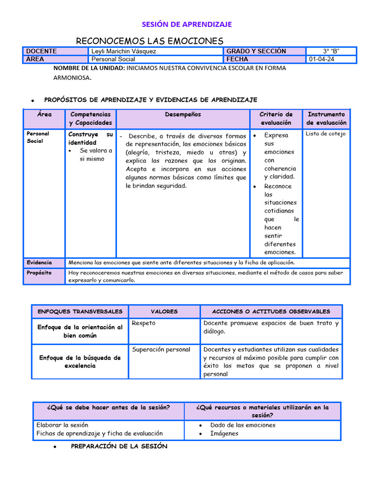 Mandala de las emociones en clase | PDF | Las emociones | Evaluación