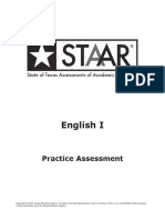 2023 Staar Redesign English I Practice Test