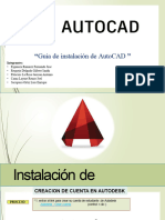 Tutorial de Instalación de AutoCAD