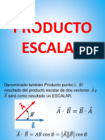 Ejercicio de Producto Escalar