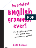 31426863 the Briefest English Grammar Ever