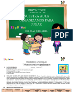 PROYECTO #01 DE ORGANIZACIÓN DEL AULA Unidocente