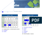 Calendario Administrativo 2022 Anexo Da Resolucao n 01 de 15 de Fevereiro de 2022