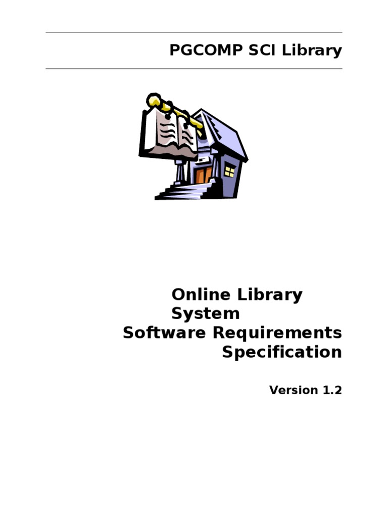 Software Requirements Specification Library Management System PDF