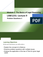 Lecture Defence Negligence