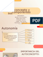 AUTOCONCEPTO Y SUS COMPONENTES GRUPO 4 