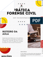 Aula 01 - Teoria Geral Da Petição Inicial