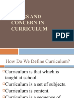 CURRICULUM