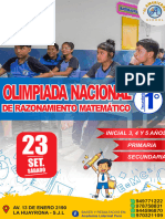 1ero Secundaria - Raz Mat - Lidermat 2023