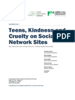 PIP Teens Kindness Cruelty SNS Report Nov 2011 FINAL 110711