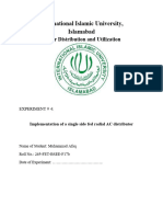 Lab 4 - Single Side Fed Radial AC Distributor Updated