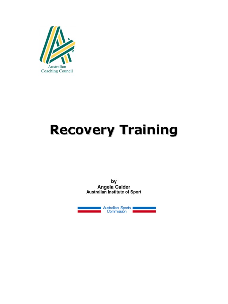 Training Recovery | PDF | Relaxation (Psychology) | Massage