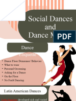 Social Dances and Dance Mixers