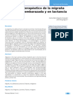 Abordaje Terapéutico de La Migraña en La Mujer Embarazada y en Lactancia