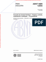 NBR 12655 - Concreto de cimento Portland — Preparo, controle, recebimento e aceitação — Procedimento