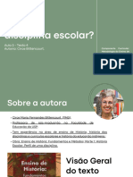 [Slide] O que é disciplinar escolar