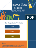 The Gaseous State of Matter