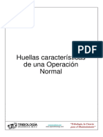 Huellas Características de Una Operación Normal: "Tribología, La Ciencia para El Mantenimiento"