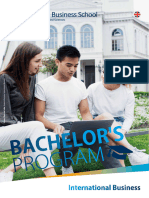 Mbs Infopackage Bachelor International Business En