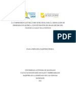 Comprensión Lectora Como Estrategia Resolución Problemas