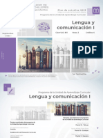 Lengua y Comunicacion I Plan-2023