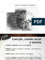 3ª Sociologia positivista - Funcionalista II -Durkheim