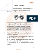 NEET Important Questions for Biology Chapter - Animal Kingdom