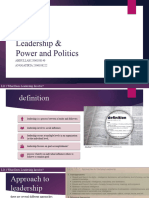 Leadership Power and Politics-G4