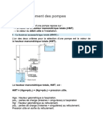 Dimensionnement Des Pompes