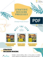 Strategic Decision Processes (Group 5)