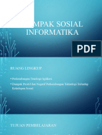 Dampak Sosial Informatika