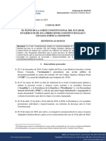 Sentencia 61-18-IN23 - Inconstitucionalidad PPL Llantas Lisas