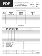 Ae-Qms-P-01 Procedure For Competence, Training and Awareness