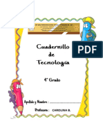 Cuadernillo Tecnolog - 4° 2024