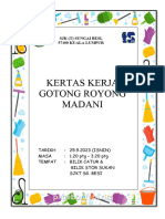 Kertas Kerja Gotong Royong Madani