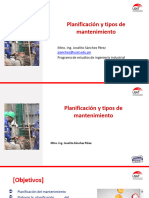 Planificación y Tipos de Mantenimiento