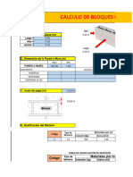 Calculo de Bloques y Mortero