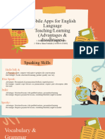 Mobile Apps For English Language Teaching/Learning (Advantages & Disventages)
