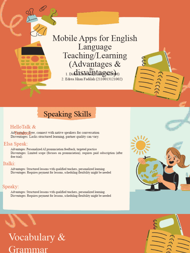 Mobile Apps For English Language Teaching/Learning (Advantages ...