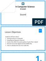 A-Level Presentation - 31B Sound