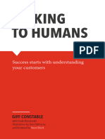 Talking To Humans: Success Starts With Understanding Your Customers