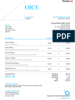 Cleaning Invoice Template TemplateLab.com