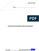 SNI 03-6197-2000 Konservasi Energi Pada Sistem Pencahayaan