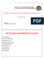 Outlines of Presentation: Technological University (Hmawbi) Department of Mechanical Engineering